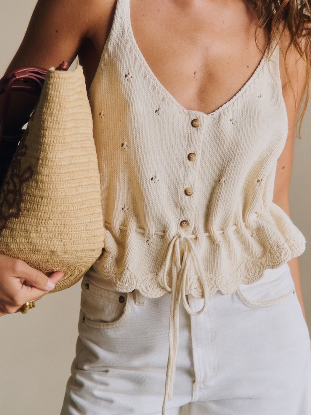 NWOT Sezane Giselle top size L
